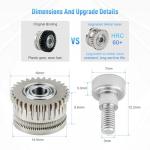 K1 Max Metal Extruder Upgrade Gears Kit