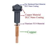 High Flow Trimetal Nozzles for 3D Printers