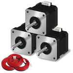 iMetrx Nema 17 Stepper Motor 3-Pack for 3D Printing