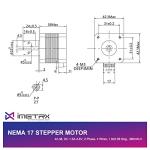 iMetrx Nema 17 Stepper Motor 3-Pack for 3D Printing