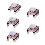 Hailege 5pcs A4988 Stepper Motor Driver Modules