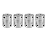 Jopto 5mm Flexible Shaft Couplings for 3D Printers
