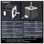MOTOU® Nema 17 Stepper Motor with Cable - 2 Pack