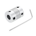 Aluminum Alloy Shaft Coupling for 3D Printers
