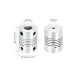 Aluminum Alloy Shaft Coupling for 3D Printers