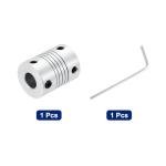 Aluminum Alloy Shaft Coupling for 3D Printers
