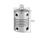 Jopto 5mm Flexible Shaft Couplings for 3D Printers