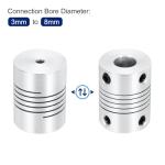 Aluminum Alloy Shaft Coupling for 3D Printers