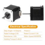 Nema 17 Bipolar Stepper Motor for 3D Printers
