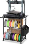 3D Printer Stand with Filament Storage and Wheels