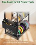 3D Printer Stand with Filament Storage and Wheels