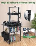 3D Printer Stand with Filament Storage and Wheels