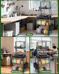 3D Printer Stand with Filament Storage and Wheels