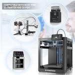 Black PETG Filament 1.75mm for 3D Printing