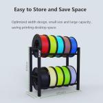 Heavy-Duty 3D Printer Filament Storage Rack