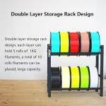 Heavy-Duty 3D Printer Filament Storage Rack