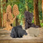 Wooden 3D Printer Filament Kit - 4 Spools