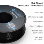 SainSmart Black Flexible TPU Filament