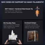 Creality K1C 3D Printer with Fast Printing Speed