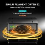 SUNLU 3D Printer Filament Dryer E2 500W