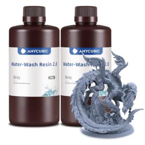 ANYCUBIC Water Washable 3D Printer Resin, 2000g
