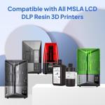 ELEGOO 2.0 3D Printer Resin - 1000g, Grey