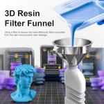 JOREST 5-Pack Stainless Steel 3D Resin Funnel Kit