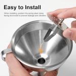 JOREST 5-Pack Stainless Steel 3D Resin Funnel Kit