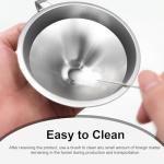 JOREST 5-Pack Stainless Steel 3D Resin Funnel Kit