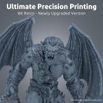 ELEGOO 8K Fast-Curing Water Washable Resin 1000g