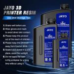 JAYO Water Washable Grey 3D Printer Resin 1000g