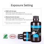 NOVA3D Black Water Washable 3D Printer Resin 1000g