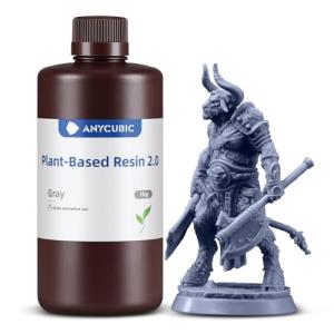 ANYCUBIC Plant-Based 3D Printer Resin, 1kg Grey
