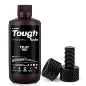 ELEGOO Tough Resin for MSLA 3D Printers, Black