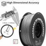 YUANEANG Grey ABS 3D Printer Filament 1kg