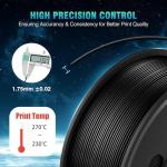 SUNLU 1.75mm ABS Filament - High Strength Black