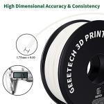 Geeetech 1.75mm White ABS Filament 1KG Spool