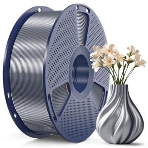 SUNLU Silk PLA+ 3D Printer Filament 1.75mm Gray