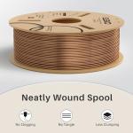 ELEGOO 1.75mm Copper Metal PLA Filament 1KG