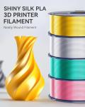 SUNLU Silk PLA+ 3D Printer Filament 1.75mm Gray