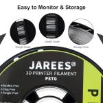 JAREES Metallic Silver PETG Filament 1.75mm 1kg