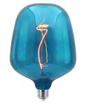 Metallic Blue 4W LED Filament Light Bulb