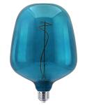 Metallic Blue 4W LED Filament Light Bulb