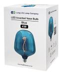 Metallic Blue 4W LED Filament Light Bulb