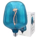 Metallic Blue 4W LED Filament Light Bulb