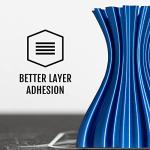 HATCHBOX Blue Metallic PLA 3D Printer Filament