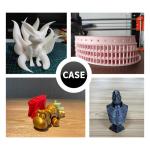 iBOSS Dual Silk Metallic Blue Silver PLA Filament