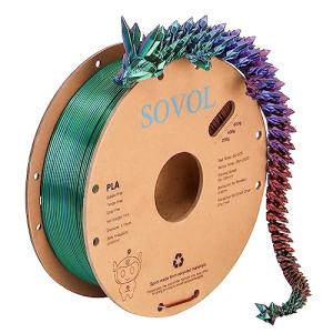 Sovol Silk Tri-Color PLA Filament 1.75mm 1kg