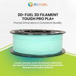 High Temp Tough Pro PLA+ Metallic Gold Filament