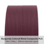 Burgundy Steel Filled PLA 3D Printer Filament